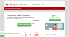Desktop Screenshot of bergvarme-info.se